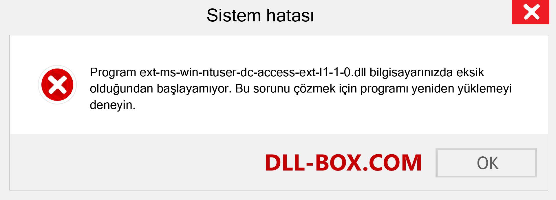 ext-ms-win-ntuser-dc-access-ext-l1-1-0.dll dosyası eksik mi? Windows 7, 8, 10 için İndirin - Windows'ta ext-ms-win-ntuser-dc-access-ext-l1-1-0 dll Eksik Hatasını Düzeltin, fotoğraflar, resimler